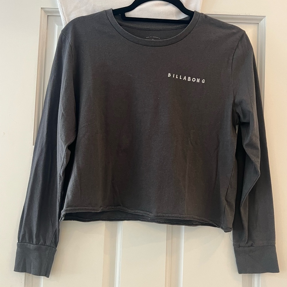 Billabong Gray Long Sleeve Tee